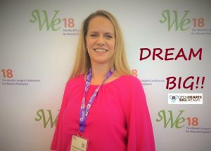 Ellenore at speaking event